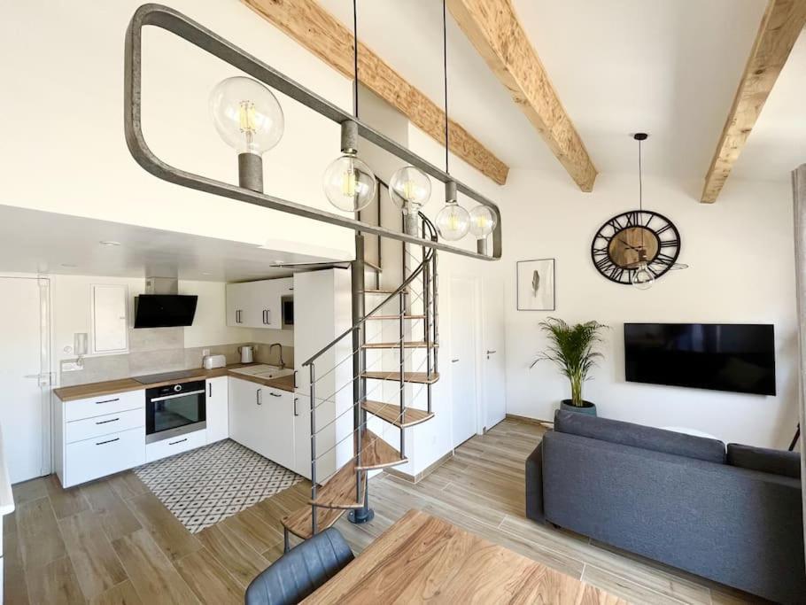 Duplex Centre Ville - 50M De La Plage - Clim - Garage - Netflix Льо Гро-дю-Роа Екстериор снимка